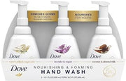 Dove Nourishing Foaming Hand Wash Variety Pack 3ct/10.1 oz | Warm Vanilla & Sugar Cane | Lavender & Yogurt | Coconut & Almond Milk