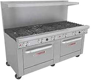 Southbend 4725DD-3GR 72" Ultimate Restaurant Gas Range w/ 3 Star-Saute Burners, 2 Pyromax Burners, 36" Right Griddle & (2) Standard Ovens