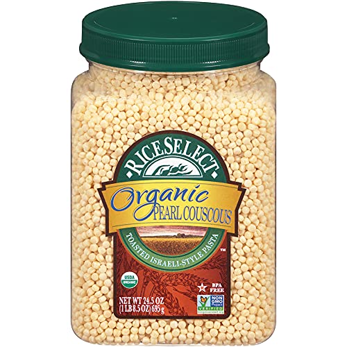 RiceSelect 24.5 Ounce (Pack of 4) / Pearl Couscous Plain Organic / 1