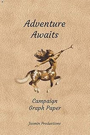 Adventure Awaits Campaign Graph Paper: Fantasy Notebook - Centaur