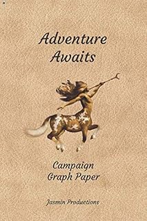 Adventure Awaits Campaign Graph Paper: Fantasy Notebook - Centaur