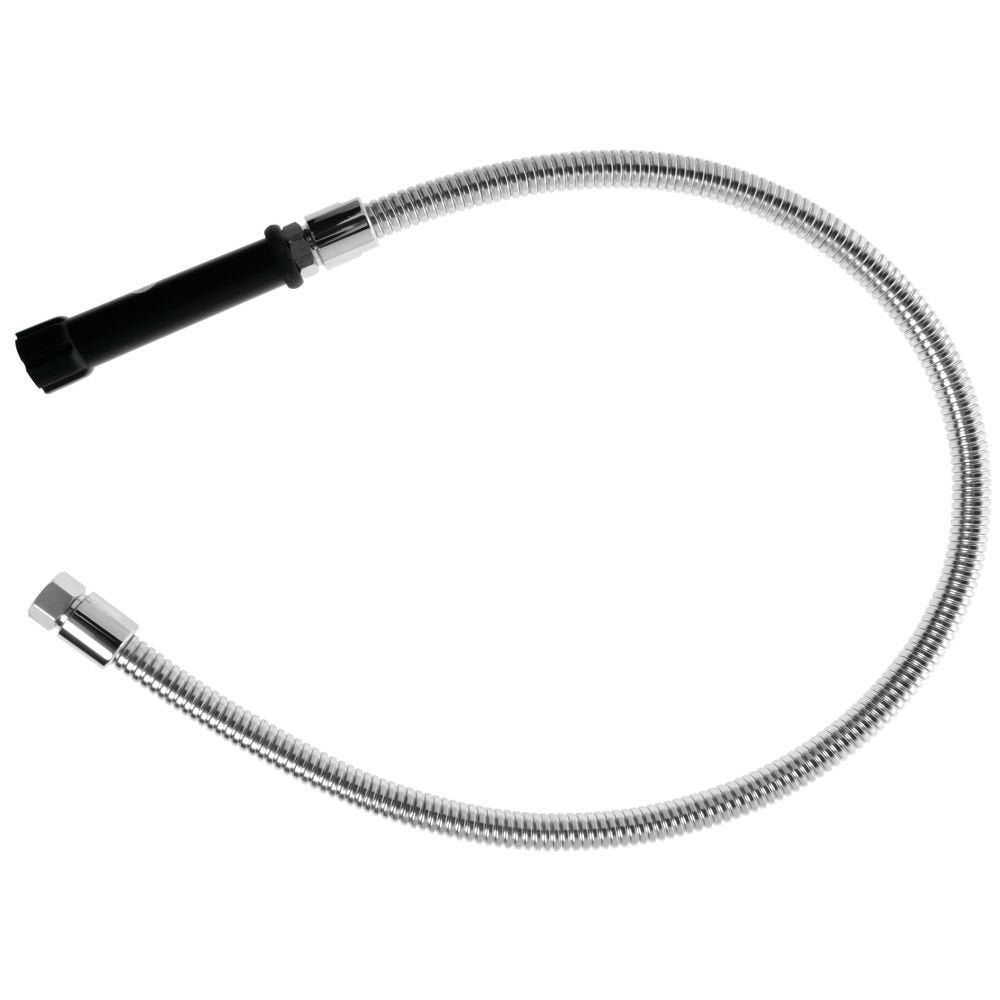 Dishwashing Pre-Rinse Unit Hose Only Stainless Steel - 44" L by HUBERT – Stainless Steel, Silver, Model 5HSE44