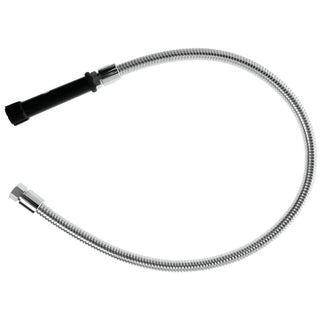 Dishwashing Pre-Rinse Unit Hose Only Stainless Steel - 44" L by HUBERT – Stainless Steel, Silver, Model 5HSE44