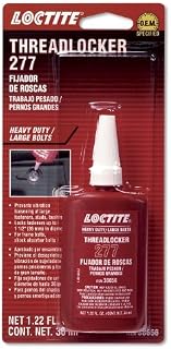 Loctite 38656 277 Red Large Threads Threadlocker Bottle, 36-Milliliter