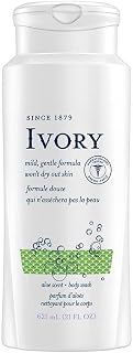 Ivory Scented Body Wash, Aloe 21 oz (Pack of 4)