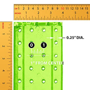 Azar Displays 4"W x 12"H / Green / Pegboard + Hooks Panels & Units