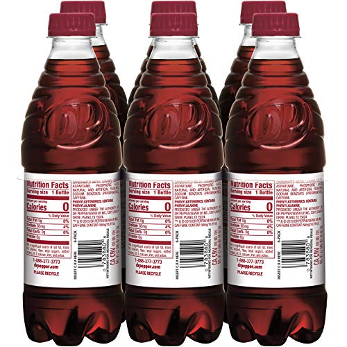 Dr Pepper Diet / 16.9 Fl Oz (Pack of 6) / Diet Dr Pepper, .5 L Bottles, 6 Count Soft Drinks