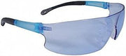 Radians Light Blue Safety Glasses, Scratch-Resistant, Wraparound