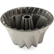 Kugelhopf Bundt Cake Pan by Nordic Ware – 9 x 9 x 5.30", 10.0 cups, Aluminum, Silver, Model 59937