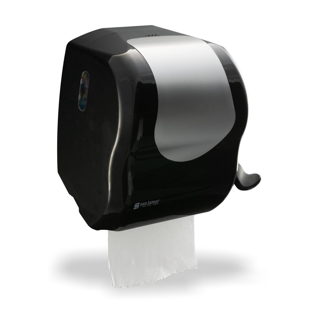 San Jamar Summit / Black/Silver / 13.6" x 13.6" x 9.1" Commercial Paper Hand Towel Dispensers