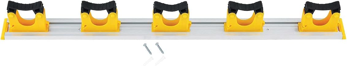Global Industrial Mop & Broom Holder, Aluminum, 27-1/2"L