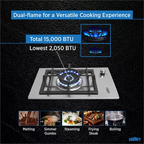 Summit Appliance Natural Gas / 12 Inch / 1 Cooktops