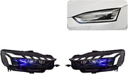 Car Compatible For Audi A5 L-ED Headlight 2017-2021 Upgrade RS5 Modified To DRL Dynamic Turn Signal L-ED Headlight Auto Accessories(For Original Led)