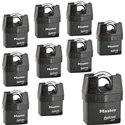 Master Lock 10 Pack / 1 Keyed Padlocks