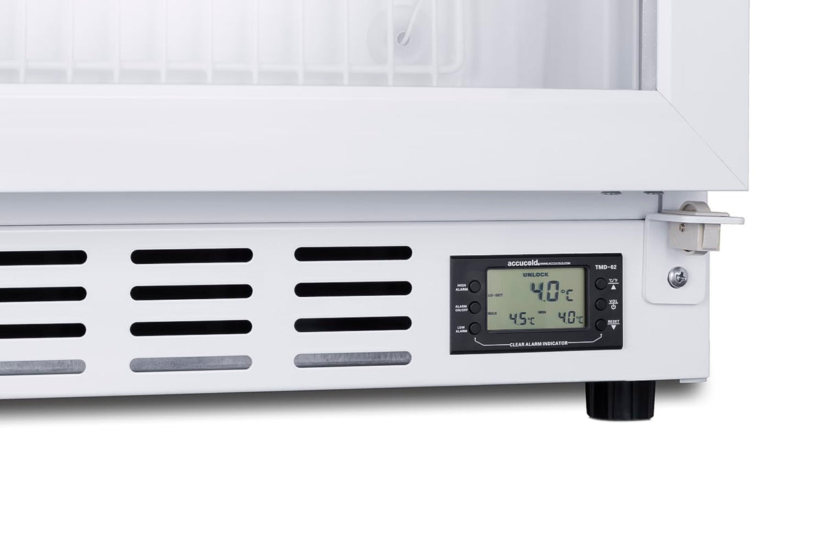 EQTemp Glass Door / Left Hand Door / 3.88 cu.ft. Lab Refrigerators