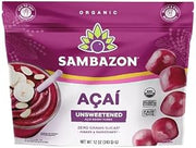 Sambazon Organic Açaí Unsweetened Berry Puree, 0g Sugar, 12 oz 9 Per Case