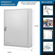 Barska Grey / 100 Keys / 100 Position Key Cabinets