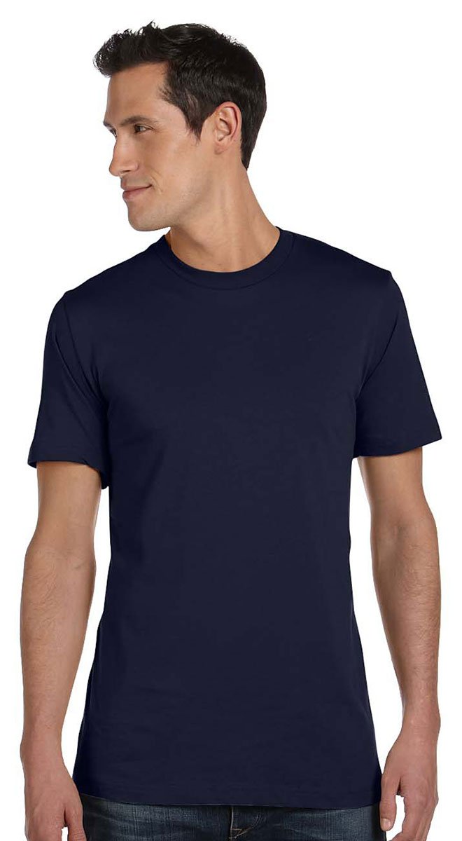 BELLA+CANVAS Jersey Short Sleeve Tee Navy by Bella + Canvas – X-Large, See description, Navy, Model 3001
