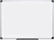 MasterVision Maya Series Magnetic Dry Erase Board, Lacquered Steel Whiteboard, Snap-On Marker Tray, Wall Mounting Kit, 48" x 72", Aluminum Frame