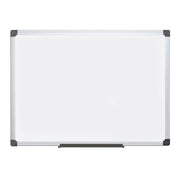 MasterVision 24"W x 36"H / Lacquered Steel / Silver Dry Erase Boards