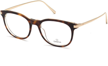 Eyeglasses OM 5013 056 Havana/Other by Omega – 53/18/145, Plastic (Acetate)/Metal, Havana/Gold, Model OM5013 53056