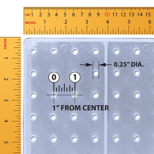 Azar Displays Pegboard only / Clear / 14x14x20 inches Display Racks