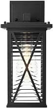 Jada One Light Outdoor Wall Sconce Black