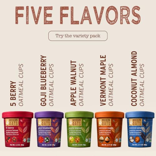Modern Oats 5 Berry / 2.3 Ounce (Pack of 12) / 12 Breakfast Foods