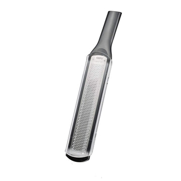 Fine Grater by GEFU – 32.2 x 5.1 x 2.3 cm, Stainless Steel Acrylonitrile Butadiene Styrene, Multicoloured, Model GF24-50470