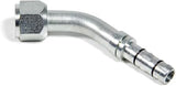 Vintage Air 347200-VUR E-Z Clip Hose End Fitting -10 Hose Fitting 45 Degree Angl