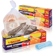 Stock Your Home 1 Gallon / Clear / 1 Gallon Bags Food Storage Bags