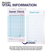 Stock Your Home 20 Pack / Black/White / 20 Guest Checks