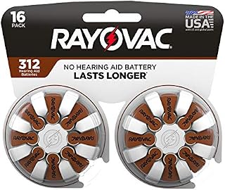 Rayovac BATTERY HEAR AID312 16PK