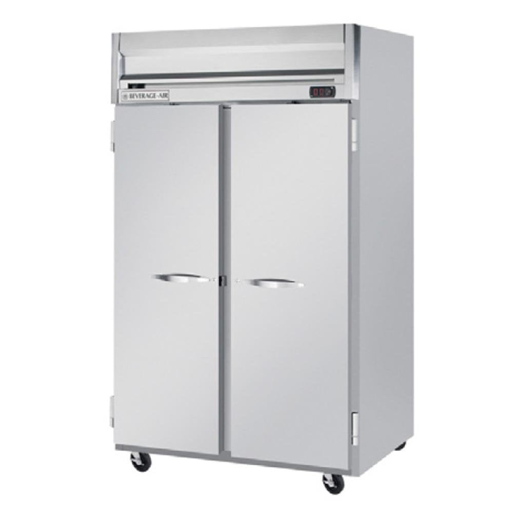 Beverage-Air HFPS2-1S Horizon Series Two Section Solid Door Reach-In Freezer 49 cu.ft. Capacity Stainless Steel Exterior and by Beverage Air – Stainless, Model HFPS2HC-1S