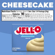 Jell-O CHEESECAKE / 3.4 Ounce (Pack of 4) / White Pudding Mixes
