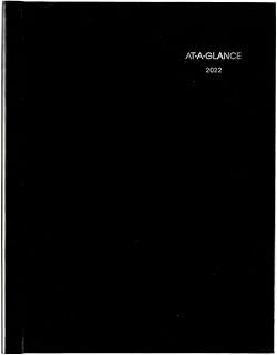 2022 Weekly Appointment Book & Planner by AT-A-GLANCE, 8" x 11", Large, Hardcover, DayMinder, Black (G520H00)