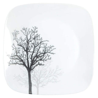 ® Timber Shadows 10.5" Dinner Plate by Corelle – Large, Glass, Black, Model 1119415
