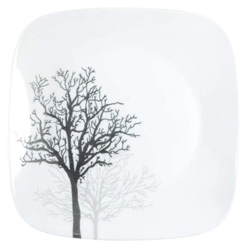 ® Timber Shadows 10.5" Dinner Plate by Corelle – Large, Glass, Black, Model 1119415