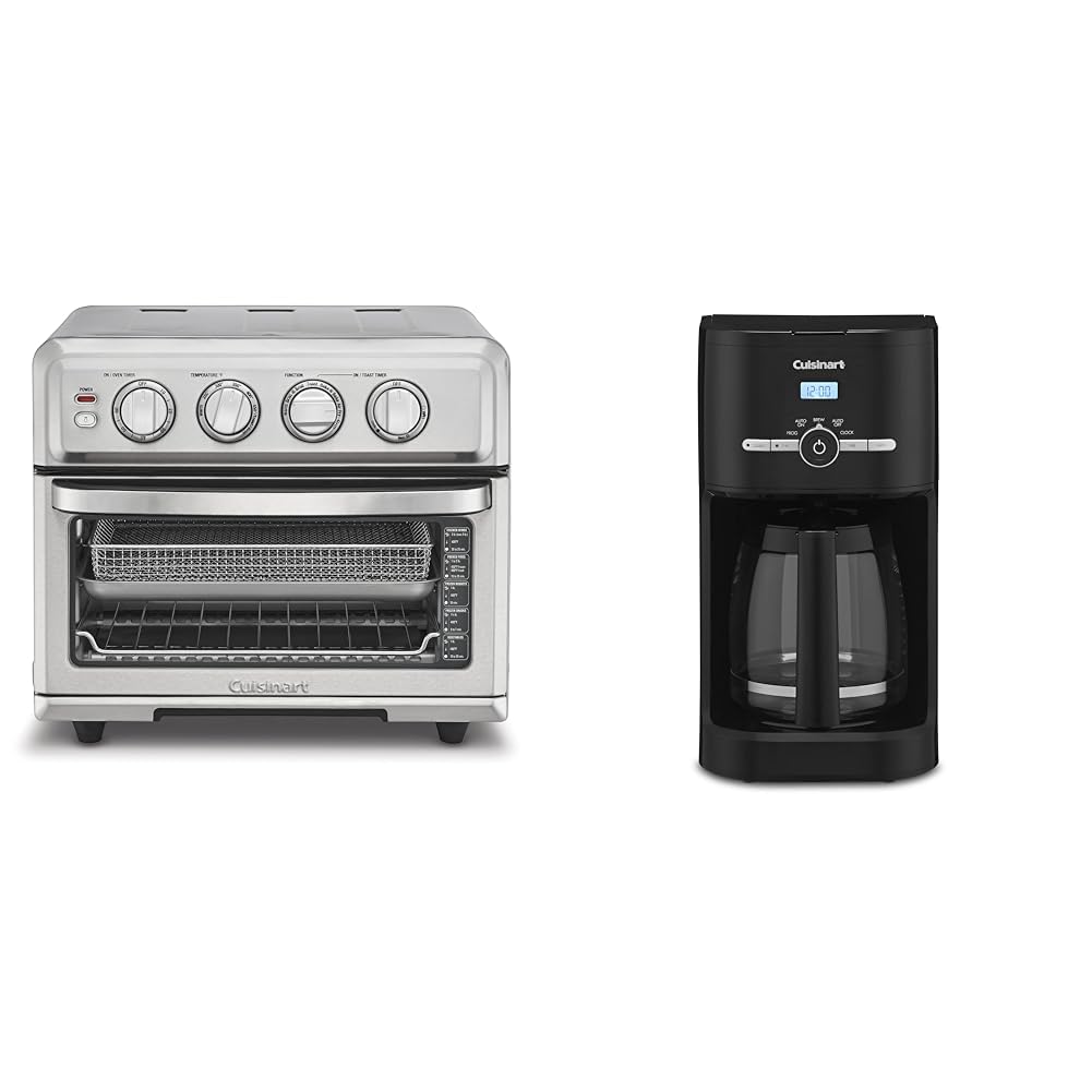Air Fryer + Convection Toaster Oven by Cuisinart – Model Cuisinart Air Fryer + Convection Toaster Oven, 8-1 Oven with Bake, Grill, Broil & Warm Options, Stainless Steel, TOA-70