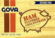 Goya Ham Flavor Concentrate, Soups, 20-count 3.52-Ounce Packets Pack of 6