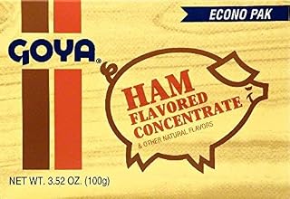 Goya Ham Flavor Concentrate, Soups, 20-count 3.52-Ounce Packets Pack of 6