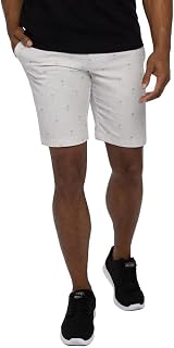 TravisMathew Men's Resort to This Short, Heather Microchip