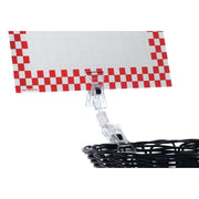 Expressly Clear Plastic Swivel Double Clip Sign Holder - 3 1/2" H-6 per pack by HUBERT – Clear, Model P11000-01R