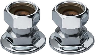 Krowne 21-401L Krowne Royal Series Coupling Flanges, (2) Pieces, 1/2" NPT Female Inlet, Adjustable Centers, Low Lead Compliant (Interchangeable with Most Brands)​​‌‌​‌‌‍​​‌‌​‌‌‍​​‌‌‌​‍​​‌‌‌​‍​‌​