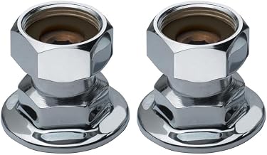 Krowne 21-401L Krowne Royal Series Coupling Flanges, (2) Pieces, 1/2" NPT Female Inlet, Adjustable Centers, Low Lead Compliant (Interchangeable with Most Brands)‌‌‌‌‍‌‌‌‌‍‌‌‌‍‌‌‌‍‌