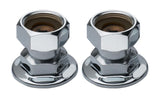 Krowne Royal Series Coupling Flanges – 1/2 inch, Lead, Silver, Model 21-401L
