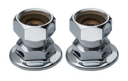 Krowne Royal Series Coupling Flanges – 1/2 inch, Lead, Silver, Model 21-401L