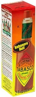 TABASCO Habanero Sauce, Hot, 2-Ounce Bottles (Pack of 12)
