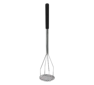 5" x 24 1/2" Black Plastic Potato Masher by Winco – 5" x 24.5", Stainless Steel, Black, Stainless Steel, Model PTMP-24R