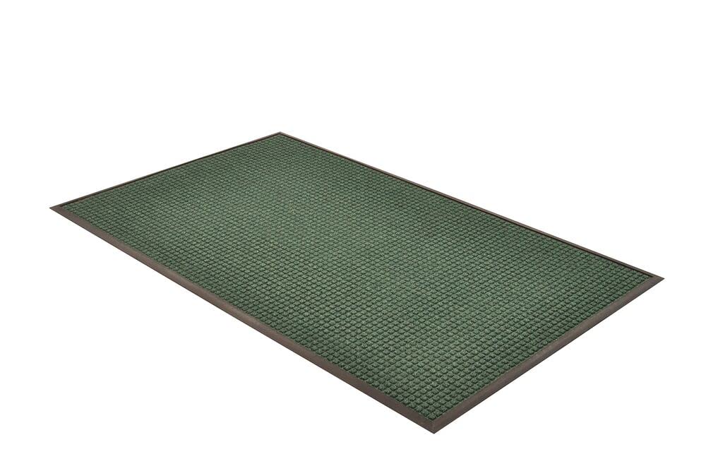2'x3' Guzzler Commercial-Grade Entrance Mat by Notrax – 2' x 3' (Rectangular), 80% Tufted Yarn/ 20% Rubber, Hunter Green, Model 166S0023GN